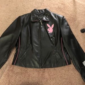Playboy leather jacket